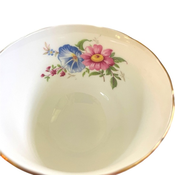 John Ansley Floral Sprays Porcelain Teacup and Saucer Set - Picture 9 of 13